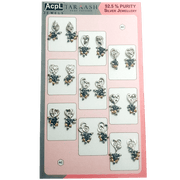 Taraash 925 Sterling Silver Rose Antique Jhumki Earrings For Women With Rose Gold Plating CBER509 (Set Of 9) (Assorted) - Taraash