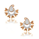Load image into Gallery viewer, Taraash 925 Sterling Silver Rose Gold Plated Earrings | Stud | Cz Stud For Women - Taraash
