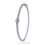 Load image into Gallery viewer, Taraash 925 Sterling Silver Round Cz Bangle For Women - Taraash