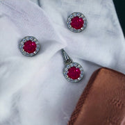 Taraash 925 Sterling Silver Round CZ Jewellery Sets For Women - Taraash