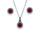Load image into Gallery viewer, Taraash 925 Sterling Silver Round CZ Jewellery Sets For Women - Taraash