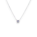 Load image into Gallery viewer, Taraash 925 Sterling Silver Round Cz Pendant Chain for Women - Taraash