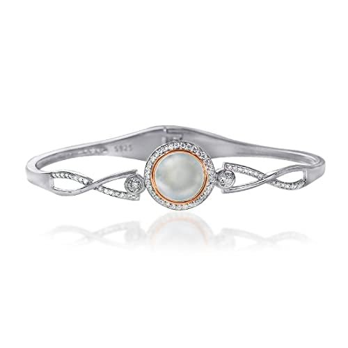 Taraash 925 Sterling Silver Round Design Bangle For Women - Taraash