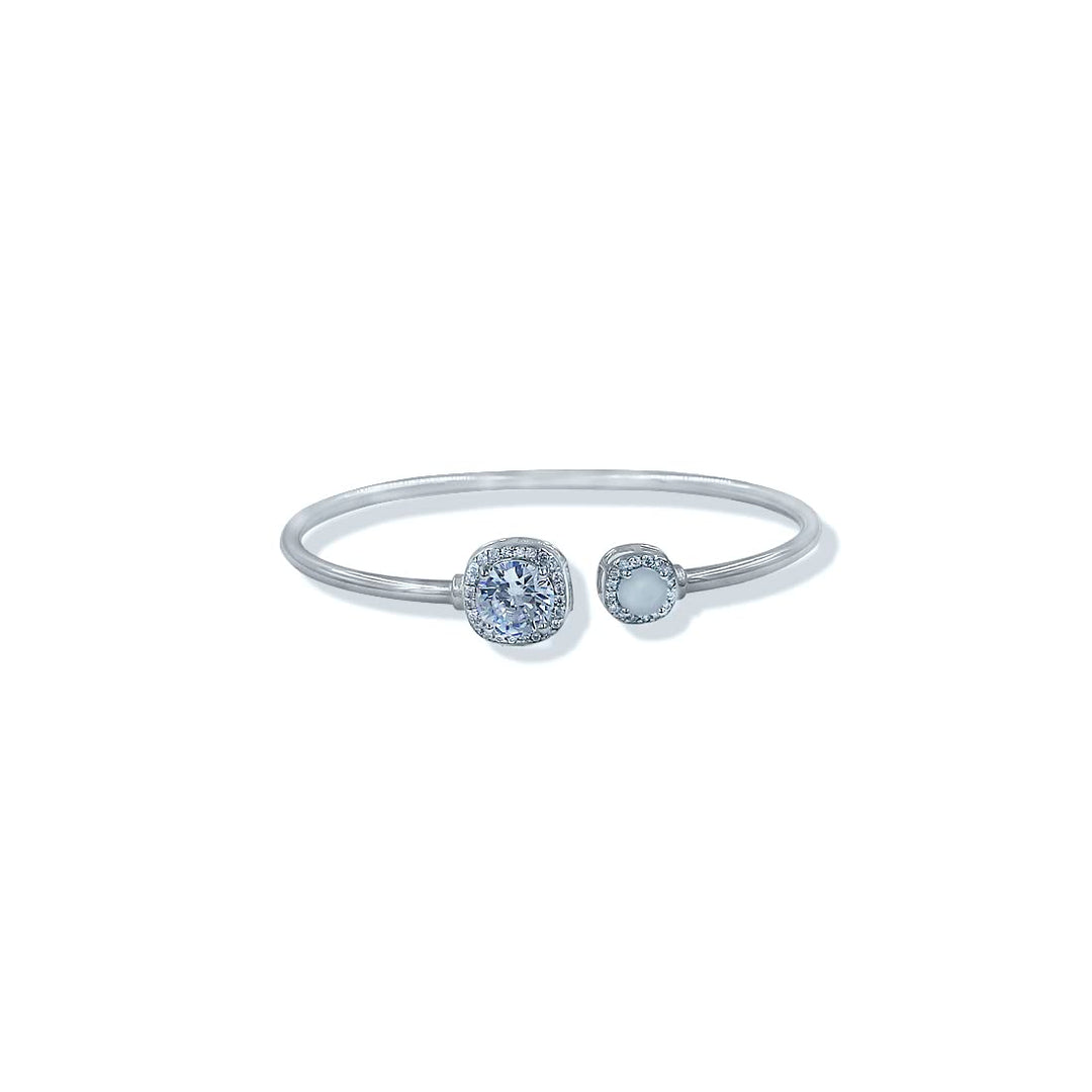 Taraash 925 Sterling Silver Round Shape Bangle For Women - Taraash