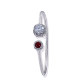 Taraash 925 Sterling Silver Round Shape Bangle For Women - Taraash