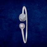 Load image into Gallery viewer, Taraash 925 Sterling Silver Round Shape Bangle For Women - Taraash