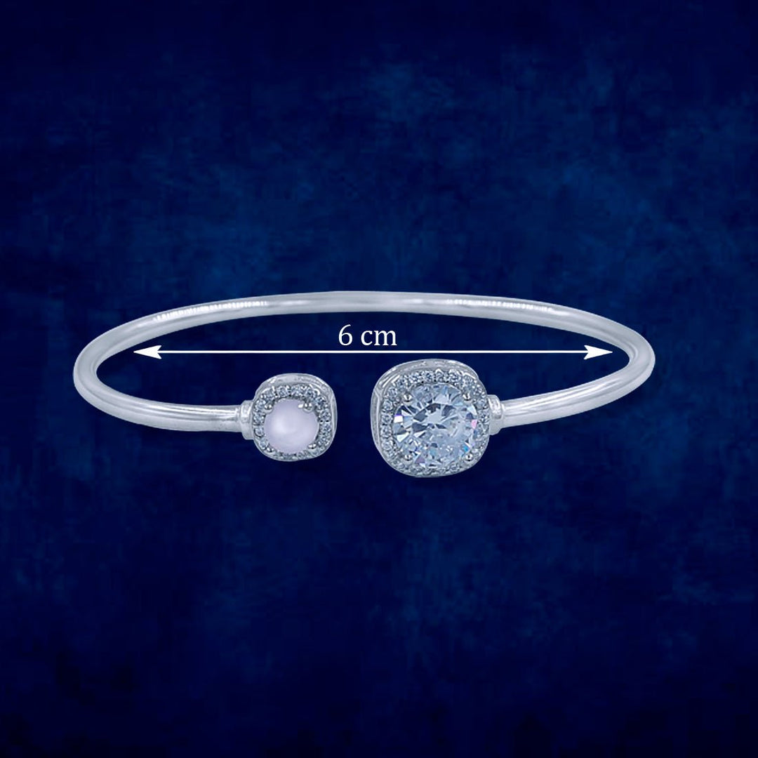 Taraash 925 Sterling Silver Round Shape Bangle For Women - Taraash