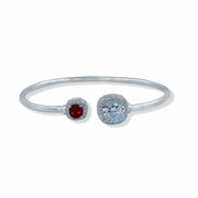 Taraash 925 Sterling Silver Round Shape Bangle For Women - Taraash