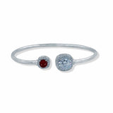 Taraash 925 Sterling Silver Round Shape Bangle For Women - Taraash