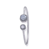 Taraash 925 Sterling Silver Round Shape Bangle For Women - Taraash