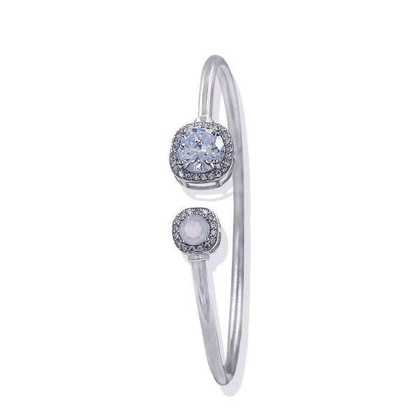 Taraash 925 Sterling Silver Round Shape Bangle For Women - Taraash