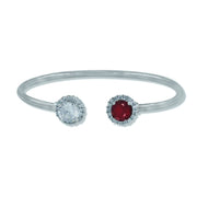 Taraash 925 Sterling Silver Round Shape Bangle For Women - Taraash