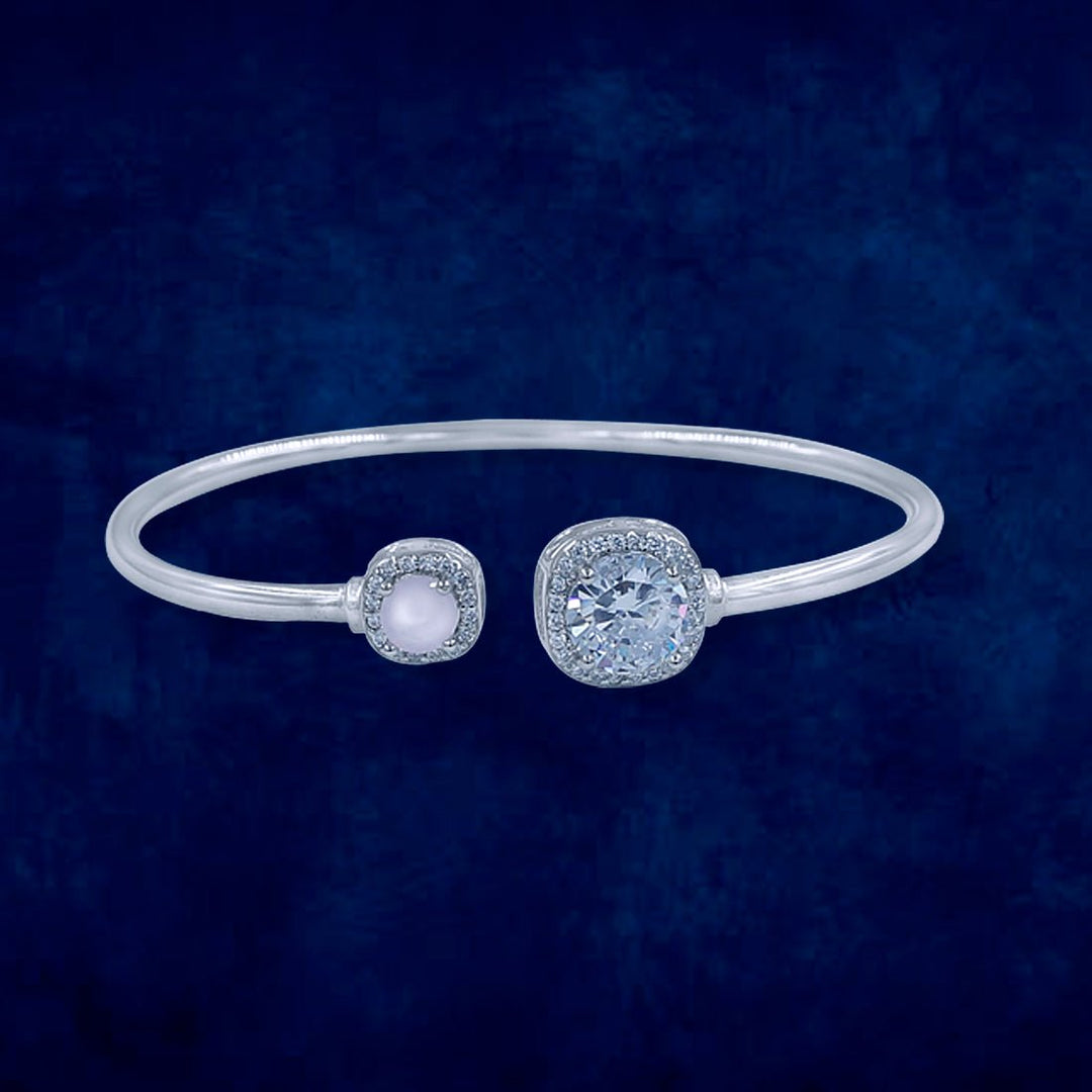 Taraash 925 Sterling Silver Round Shape Bangle For Women - Taraash