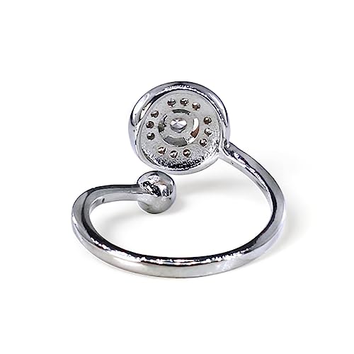 Taraash 925 Sterling Silver Round Stylish Finger Ring For Women - Taraash