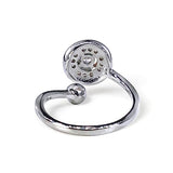 Taraash 925 Sterling Silver Round Stylish Finger Ring For Women - Taraash