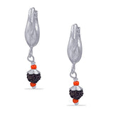 Taraash 925 Sterling Silver Rudraksha Hoop For Women - Taraash