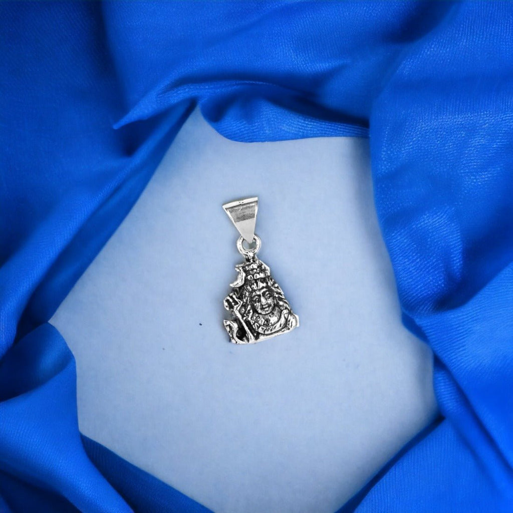 Silver shiva locket shop