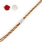 Taraash 925 Sterling Silver Shiva Rakhi For Brother - Taraash