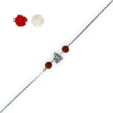 Taraash 925 Sterling Silver Shiva Rakhi Gift For Brother - Taraash