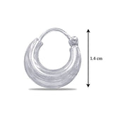 Taraash 925 Sterling Silver Simple Hoop For Women - Taraash