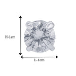 Load image into Gallery viewer, Taraash 925 Sterling Silver Simple Single Cz Stud Earrings For Women - Taraash