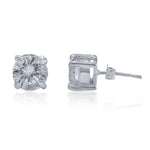 Load image into Gallery viewer, Taraash 925 Sterling Silver Simple Single Cz Stud Earrings For Women - Taraash