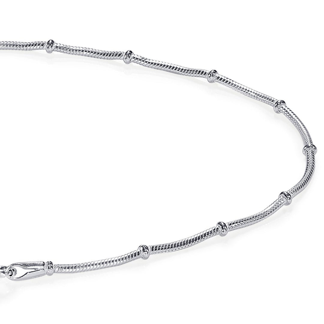 Taraash 925 Sterling Silver Single Line plain Anklets For Women CMR451L210H - Taraash