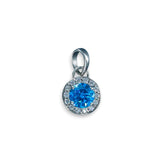 Taraash 925 Sterling Silver Sky Blue CZ Jewellery Set For Women - Taraash