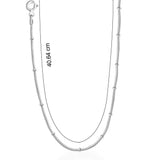 Taraash 925 sterling silver Snake chain for women ACMR351L16IN - Taraash