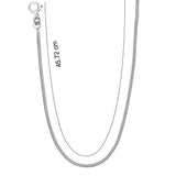 Taraash 925 sterling silver snake chain for women AFR12518IN - Taraash