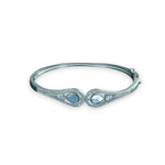 Load image into Gallery viewer, Taraash 925 Sterling Silver Solitaire CZ Bangle For Women - Taraash