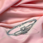 Load image into Gallery viewer, Taraash 925 Sterling Silver Solitaire CZ Bangle For Women - Taraash