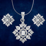 Load image into Gallery viewer, TARAASH 925 Sterling Silver Solitaire CZ Jewellery Set For Women - Taraash
