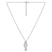 Taraash 925 Sterling Silver Solitaire CZ Jewellery Set For Women - Taraash