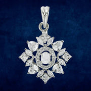 Taraash 925 Sterling Silver Solitaire CZ Pendant For Women - Taraash