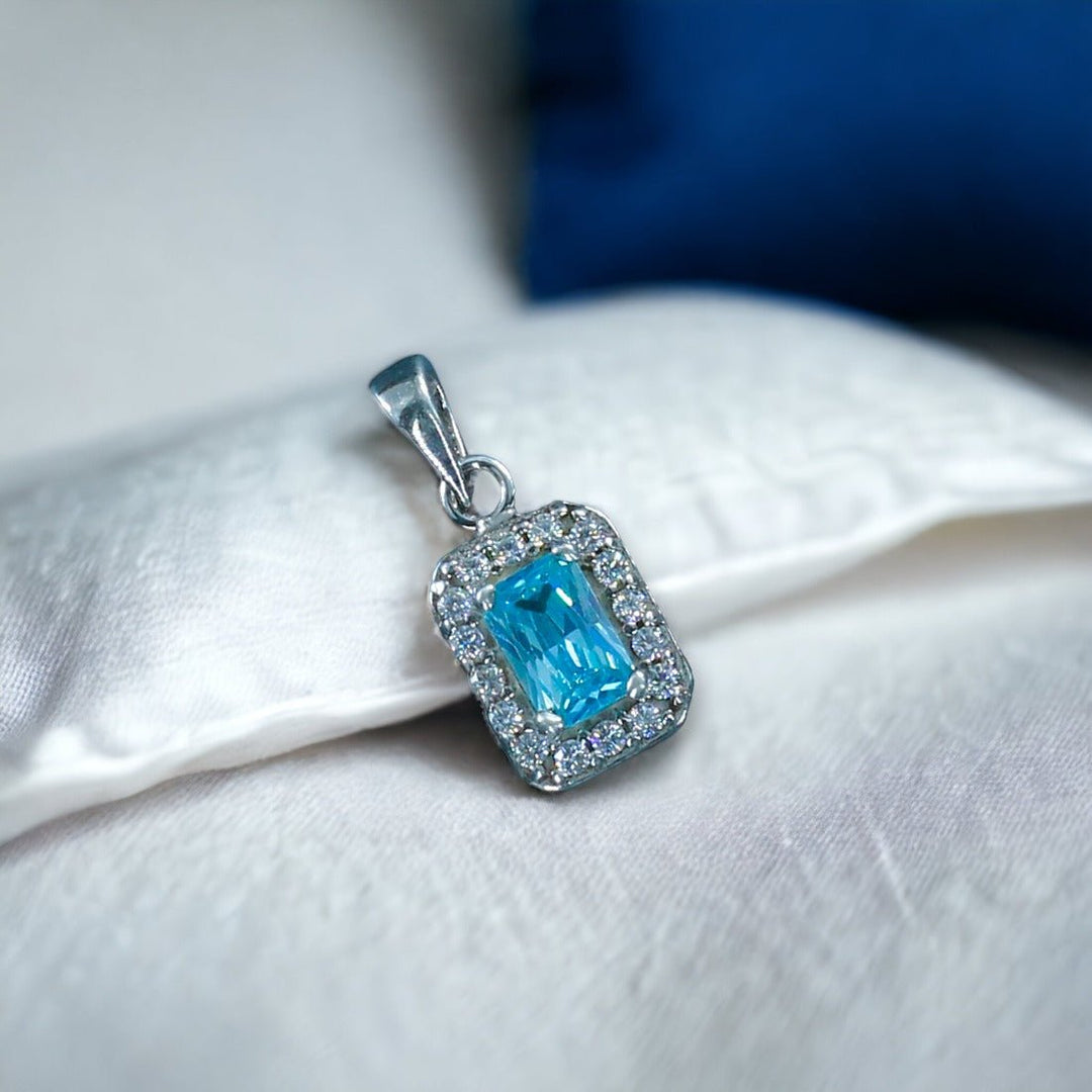 Taraash 925 Sterling Silver Square Pendant For Women - Taraash