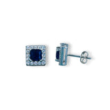 Taraash 925 Sterling Silver Square Shape CZ Jewellery Sets For Women - Taraash