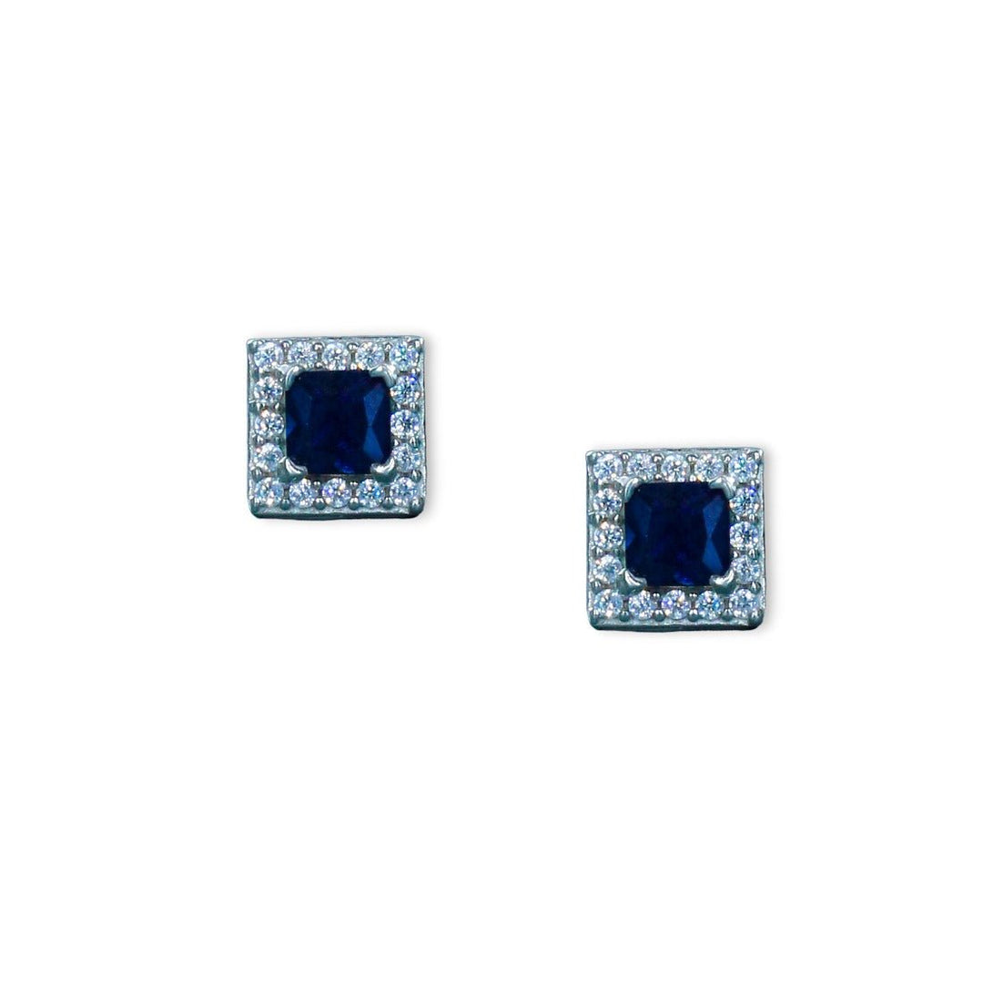 Taraash 925 Sterling Silver Square Shape CZ Jewellery Sets For Women - Taraash