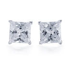 Load image into Gallery viewer, Taraash 925 Sterling Silver Square Single Cz Stud Earrings For Women - Taraash
