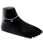 Load image into Gallery viewer, Taraash 925 Sterling Silver Star Anklet | Payal | Silver Anklets For Women - Taraash