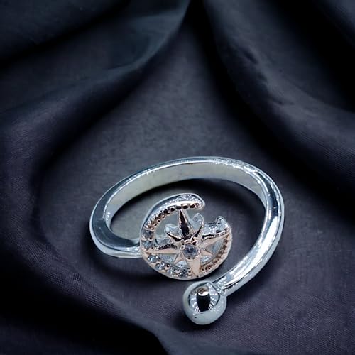 Taraash 925 Sterling Silver Star Design Ring For Girls - Taraash