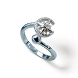 Taraash 925 Sterling Silver Star Design Ring For Girls - Taraash