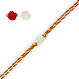 Taraash 925 Sterling Silver Swastik Rakhi Bracelet For Brother - Taraash