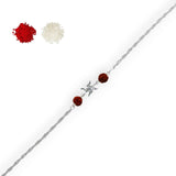 Taraash 925 Sterling Silver Swastik Rakhi For Brother - Taraash