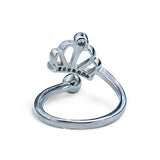 Taraash 925 Sterling Silver Tiara Finger Ring For Girls - Taraash