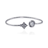 Taraash 925 Sterling Silver Top Openable Bangle For Women - Taraash