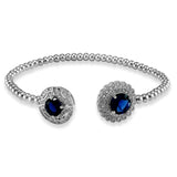 Taraash 925 Sterling Silver Top openable CZ Bangle For Women - Taraash