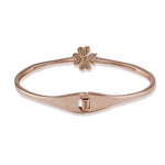 Load image into Gallery viewer, Taraash 925 Sterling Silver Top openable Rose Gold Heart CZ Bangle For Women - Taraash
