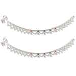 Load image into Gallery viewer, Taraash 925 Sterling Silver Traditional Anklets For Women - Taraash
