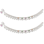 Taraash 925 Sterling Silver Traditional Anklets For Women - Taraash